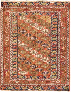 Brun Persia PERSIAN WOOL KILIMS 190 x 130 cm