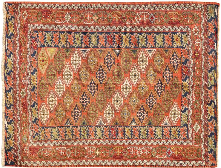 Marron Persan PERSIAN WOOL KILIMS 190 x 130 cm
