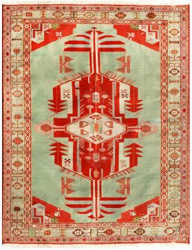 PERSIAN SILK KILIMS  green  <br/>198 x 124 cm