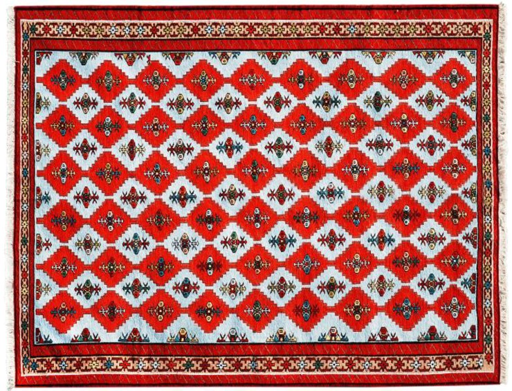 Blå Persien Kilim 190 x 122 cm