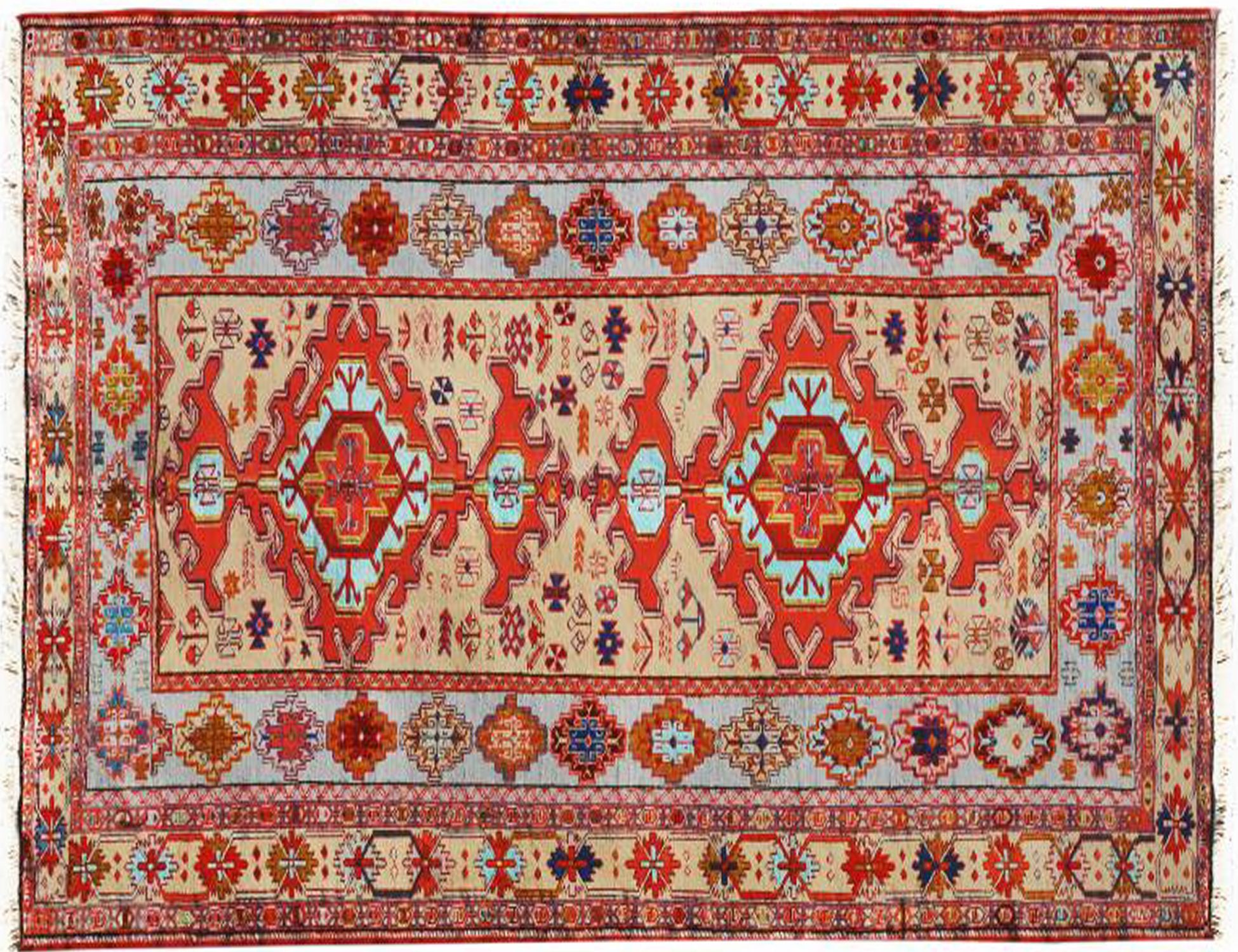 Persische Seidenkelims  gelb <br/>210 x 123 cm
