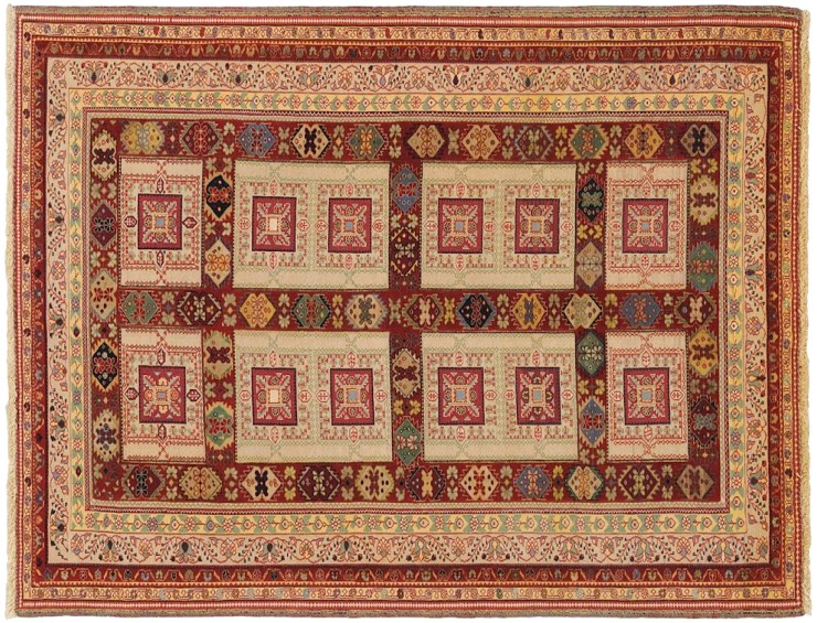 Blå Persien Persisk matta  232 x 155 cm