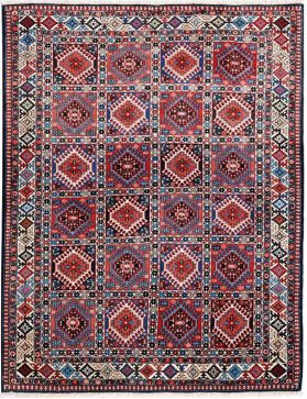 Tapis persan 216 x 150 bleu