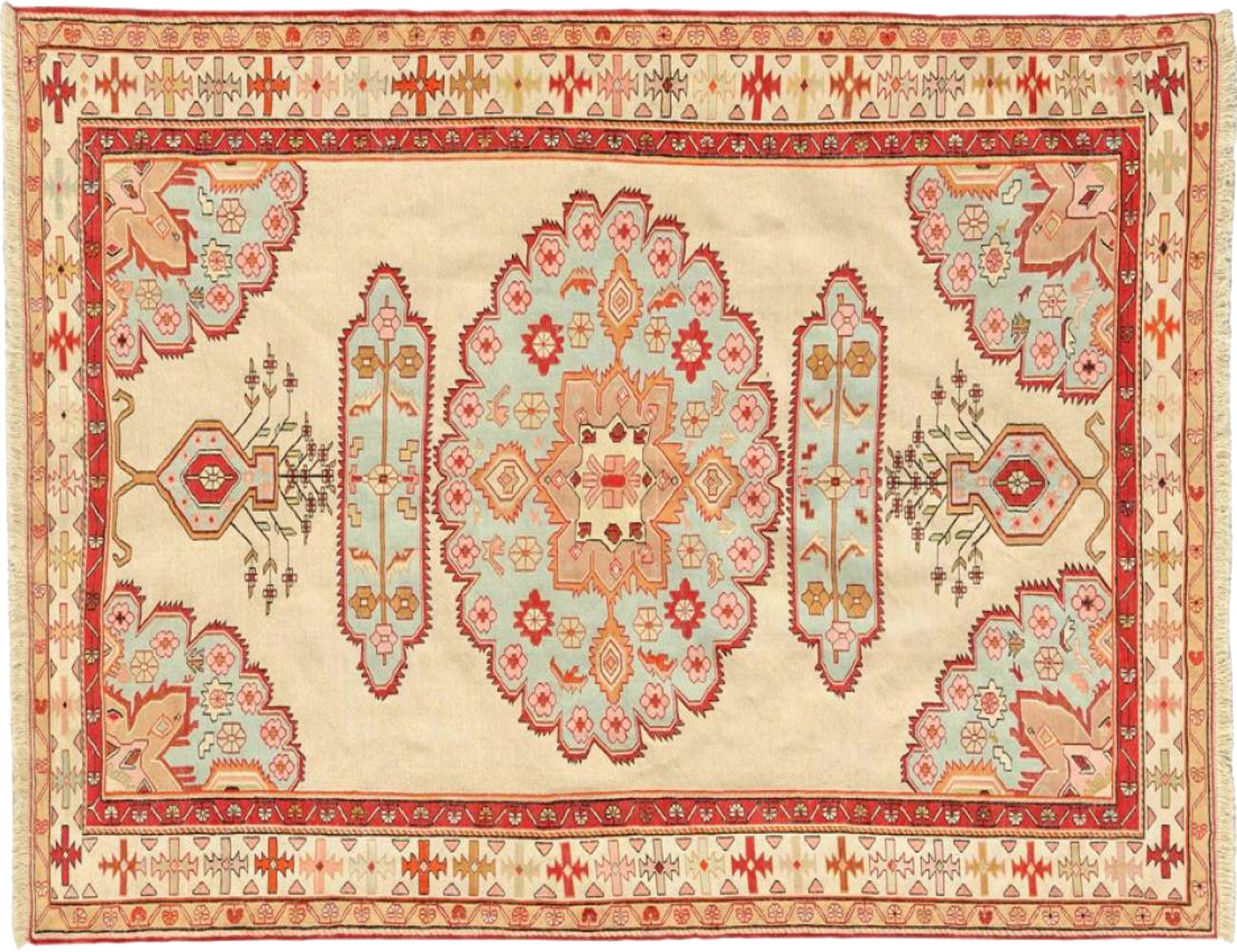 PERSIAN SILK KILIMS   197 x 127 cm