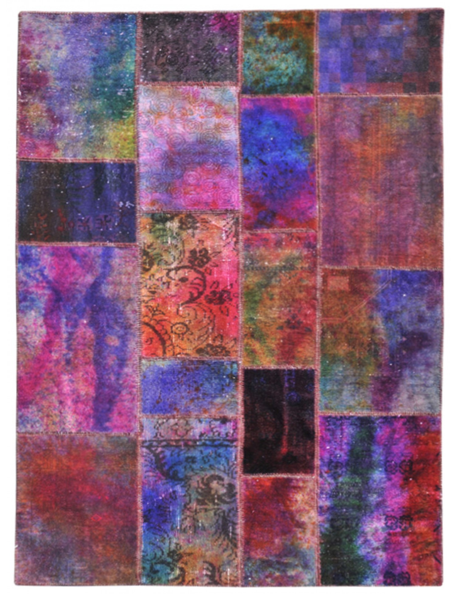Patchwork Tæppe   239 x 173 cm