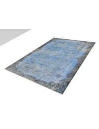 Azul Turquía Alfombra vintage 273 x 170 cm - view 1
