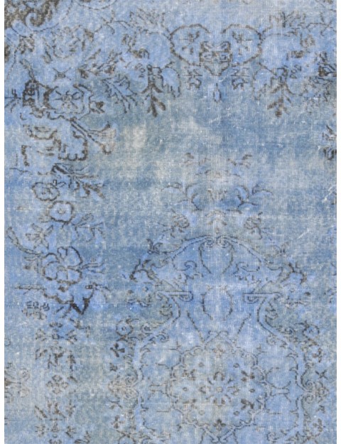Blå Tyrkiet Vintage Tæppe  273 x 170 cm