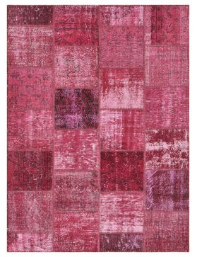 Patchwork Tapis 240 X 170 rouge