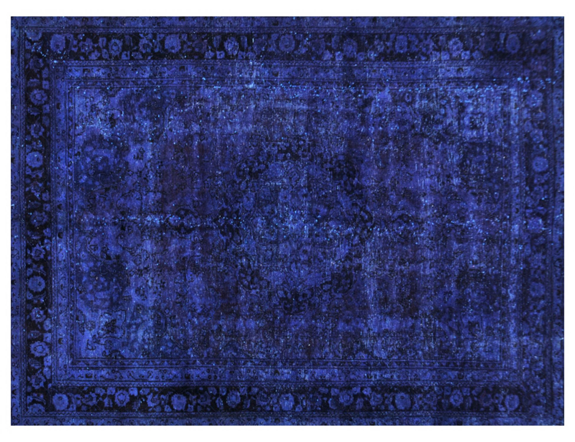 Tappeto Vintage  blu <br/>275 x 196 cm
