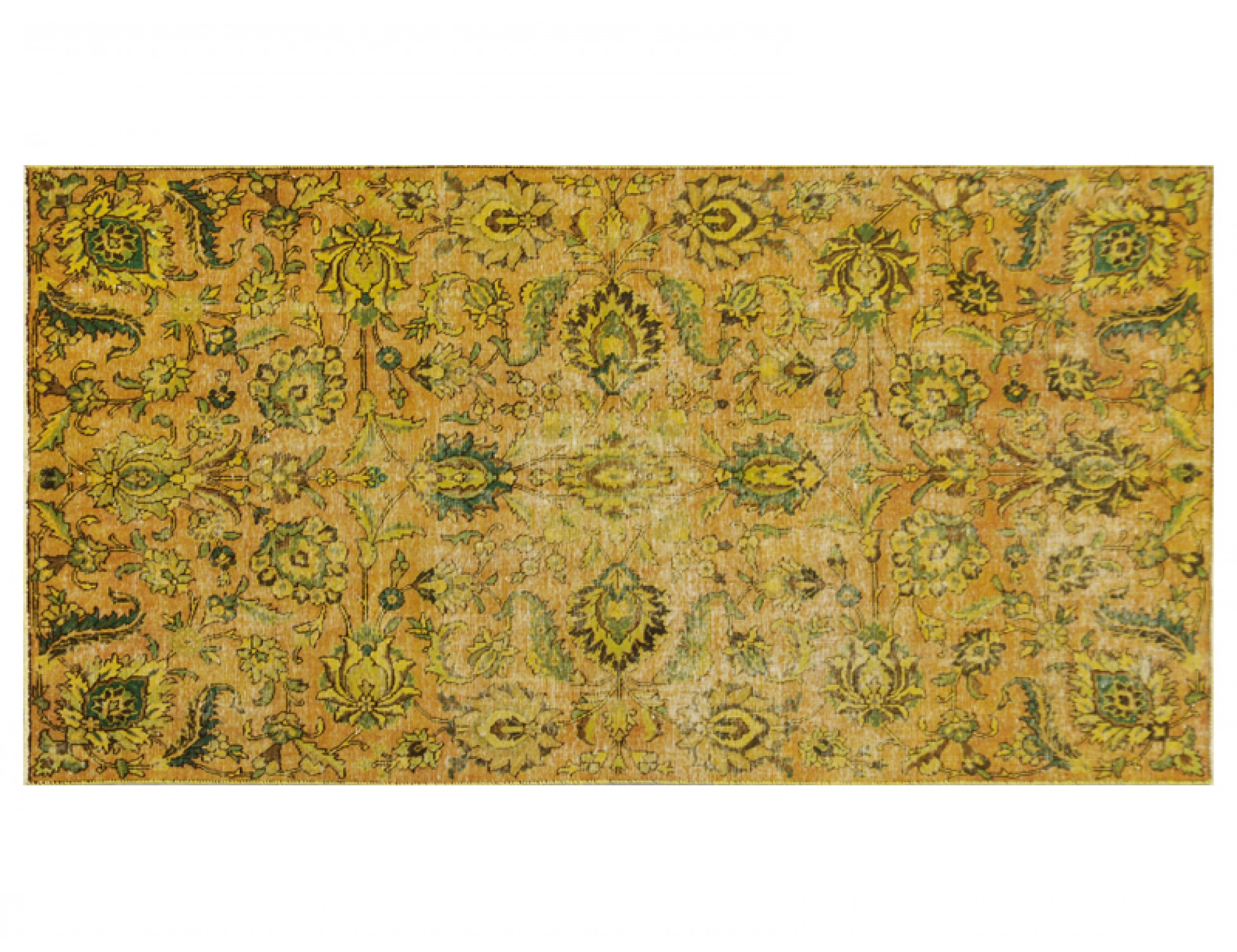 VintageTapijt  geel <br/>274 x 143 cm