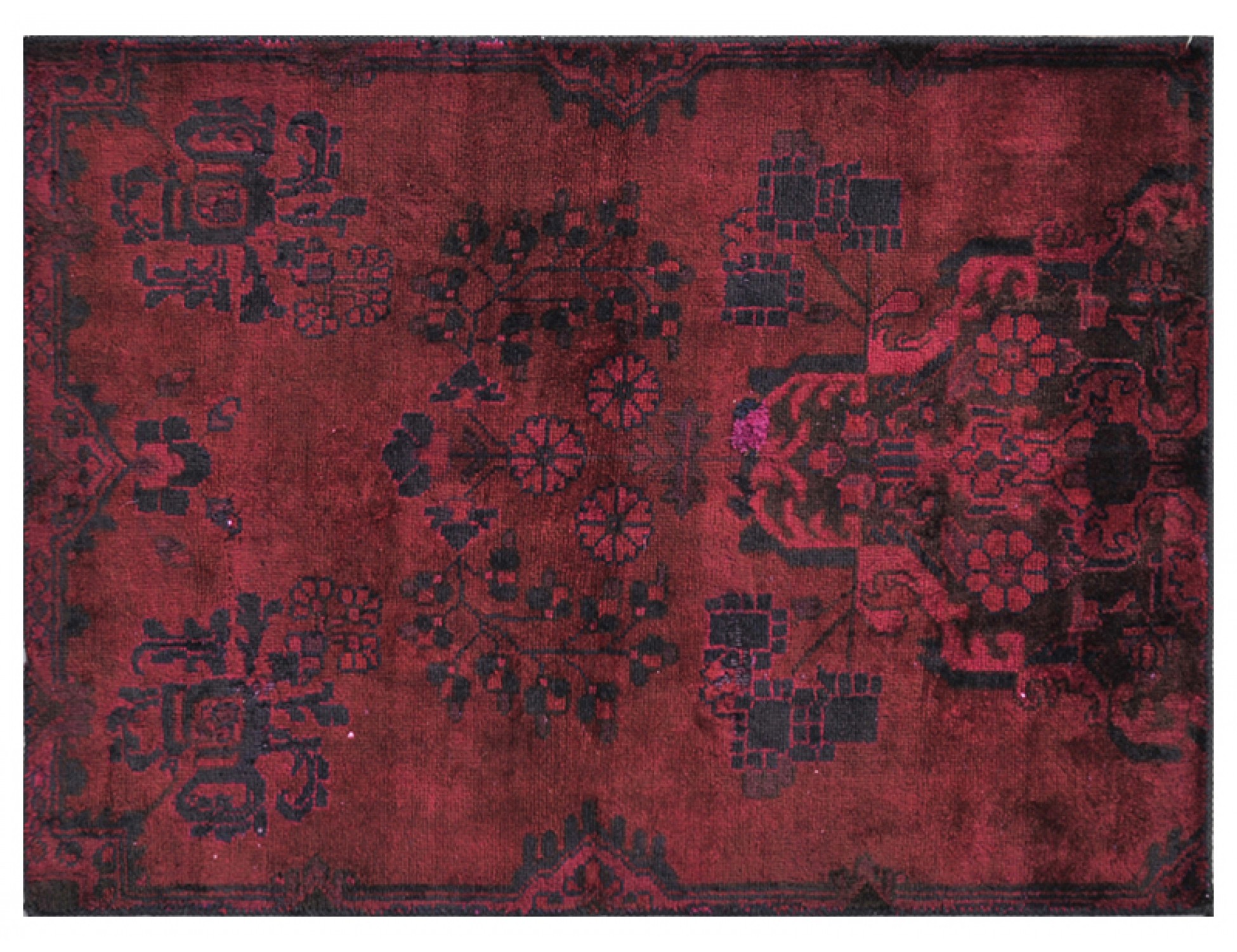 Tappeto Vintage  rosso <br/>138 x 99 cm