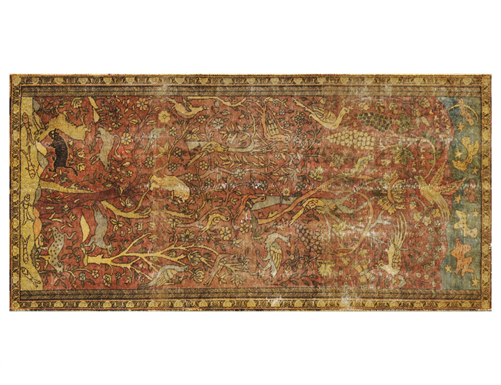 Tappeto Vintage  marrone <br/>202 x 100 cm