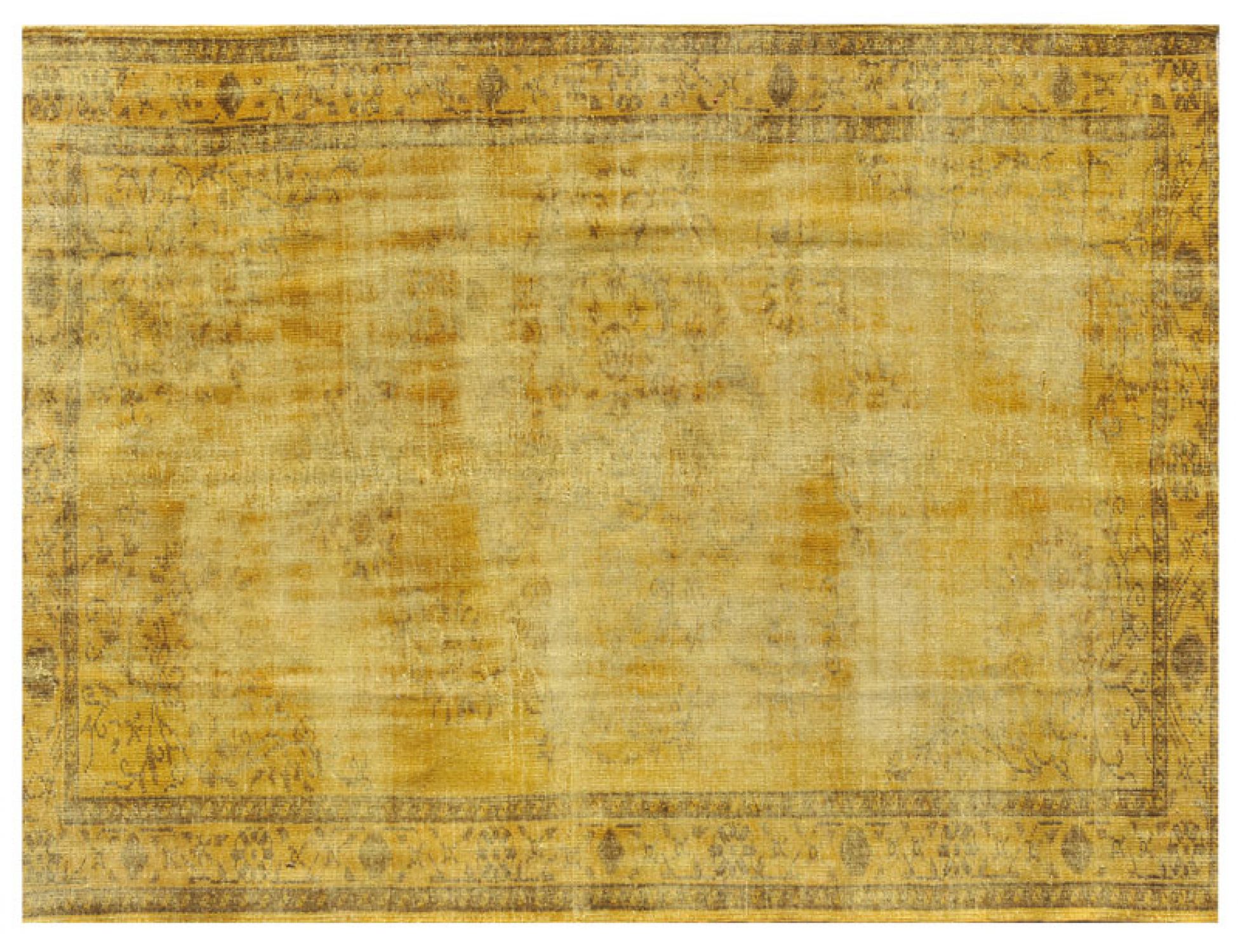  Vintage Tapis  jaune <br/>273 x 187 cm