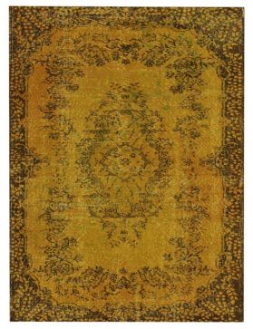 vintage carpet 214 X 114 gelb