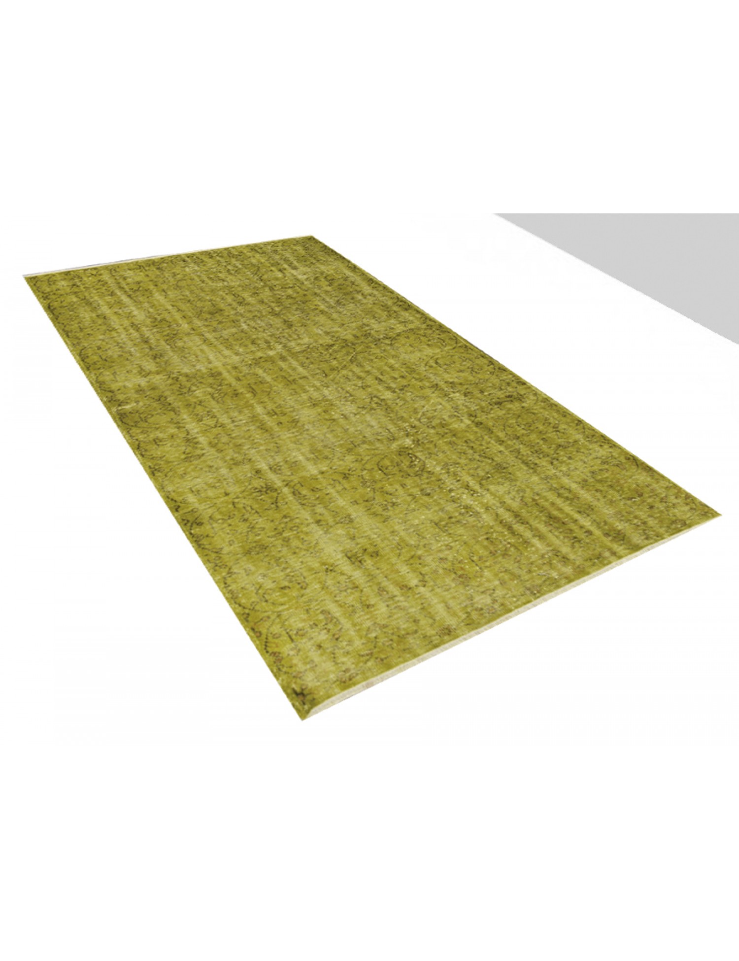 Vintage Teppich  grün <br/>243 x 155 cm
