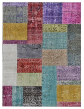 Patchwork Carpet  multicolor  <br/>181 x 118 cm