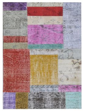 Alfombra patchwork 161 X 81 multicolor