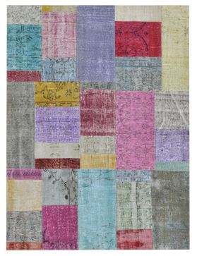 Patchwork Carpet  multicolor  <br/>201 x 148 cm