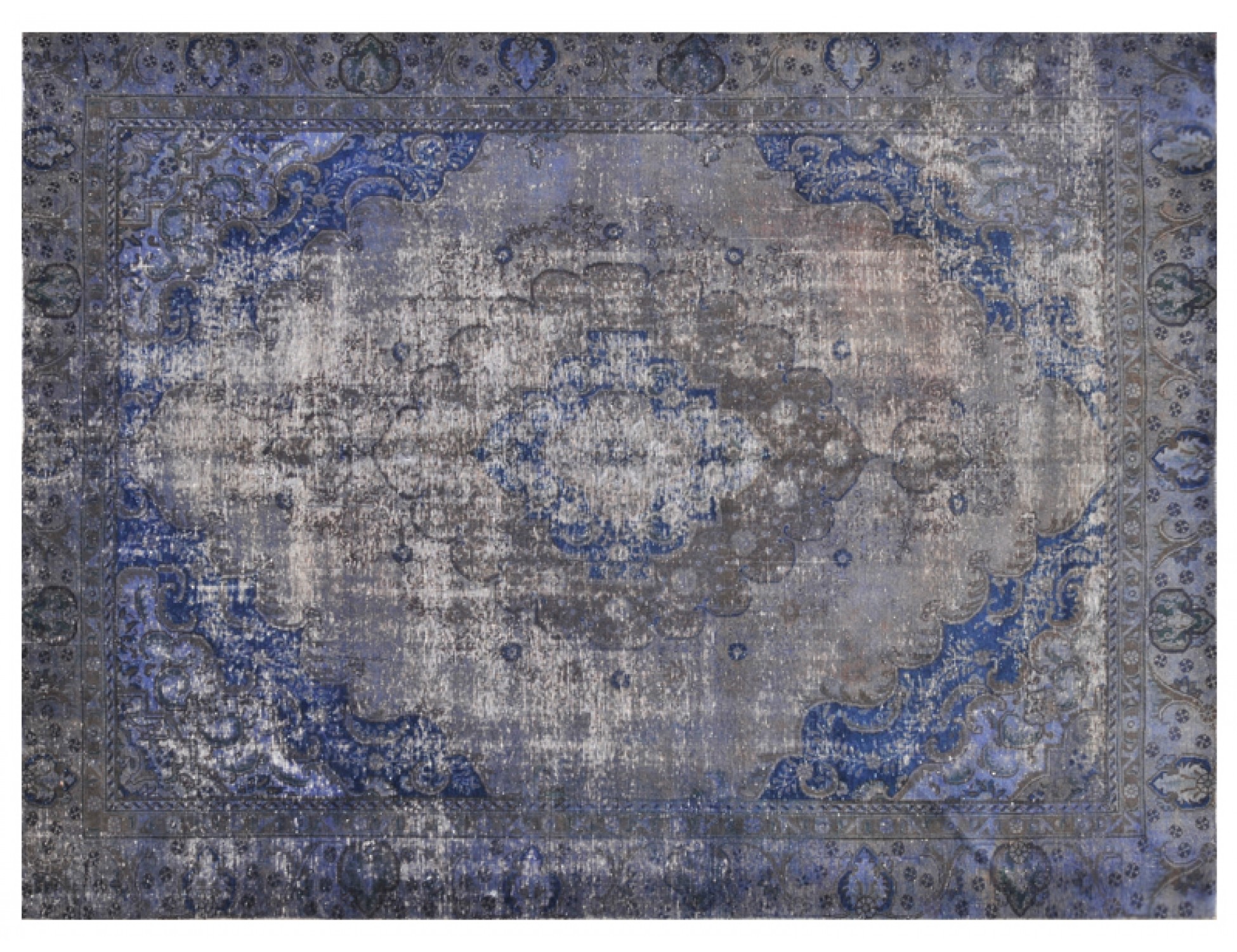 Tappeto Vintage  blu <br/>350 x 276 cm