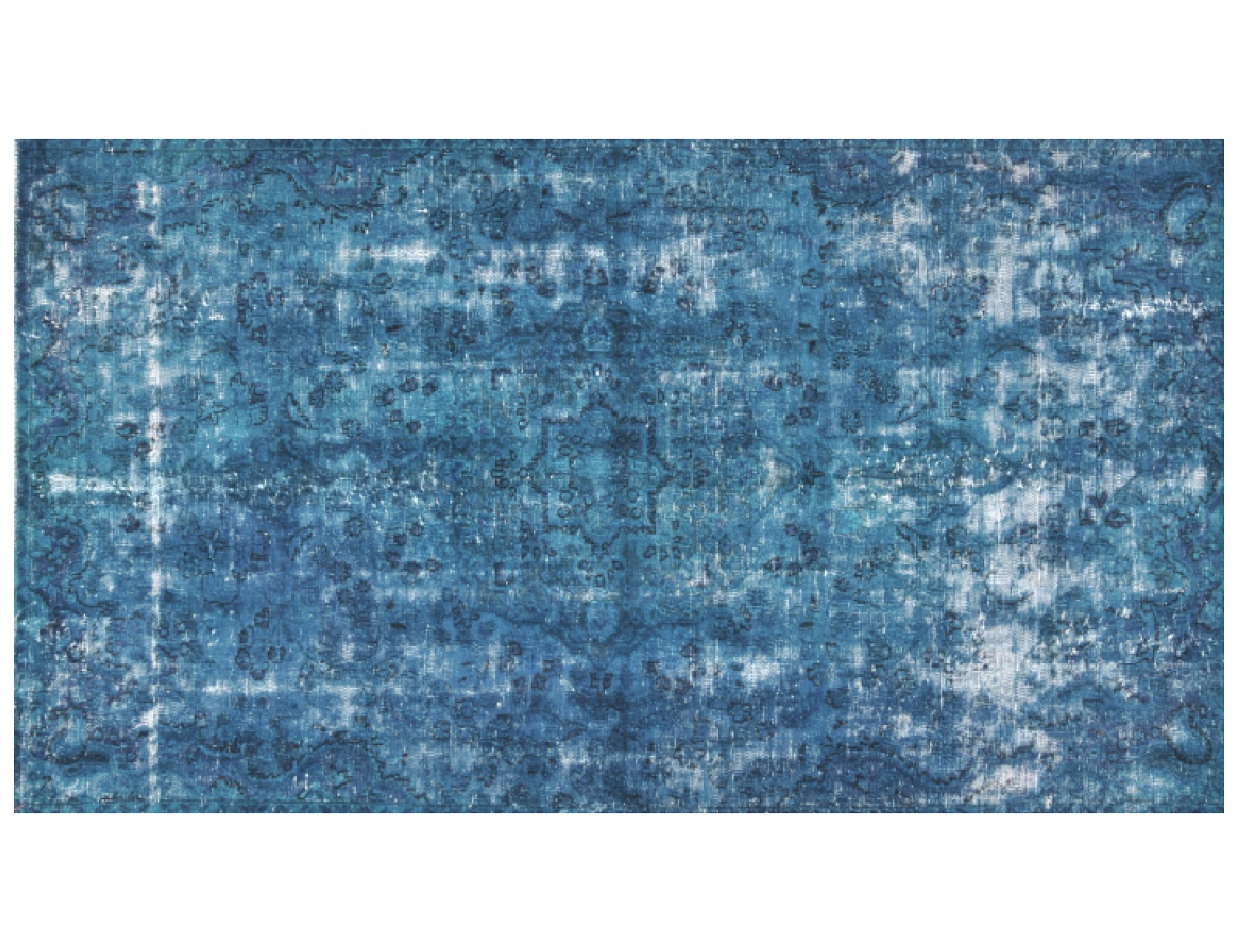 Tappeto Vintage  blu <br/>224 x 124 cm