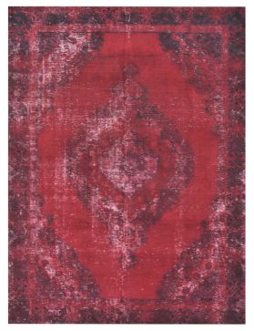 Alfombra vintage 295 X 184 rojo