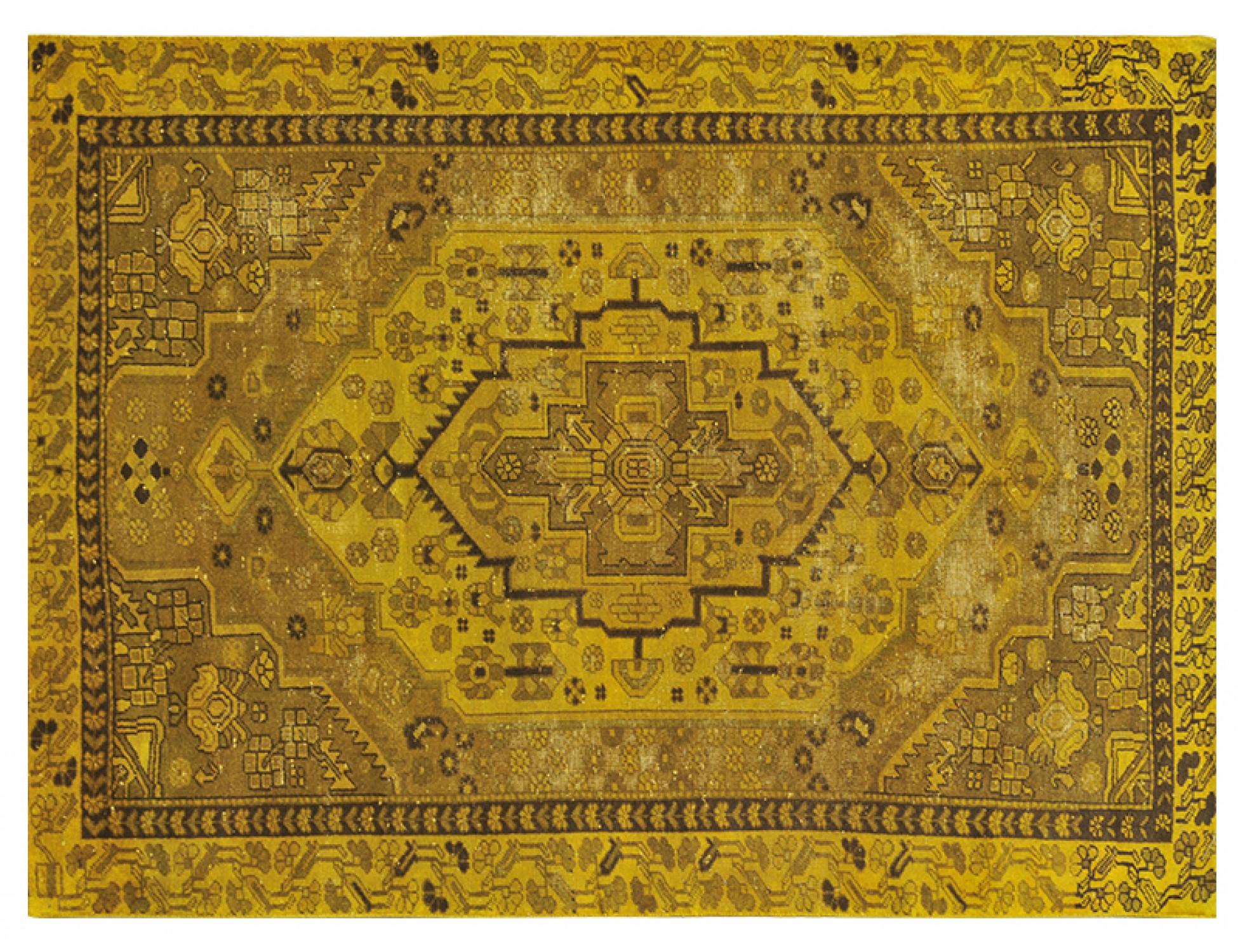 VintageTapijt  geel <br/>293 x 175 cm