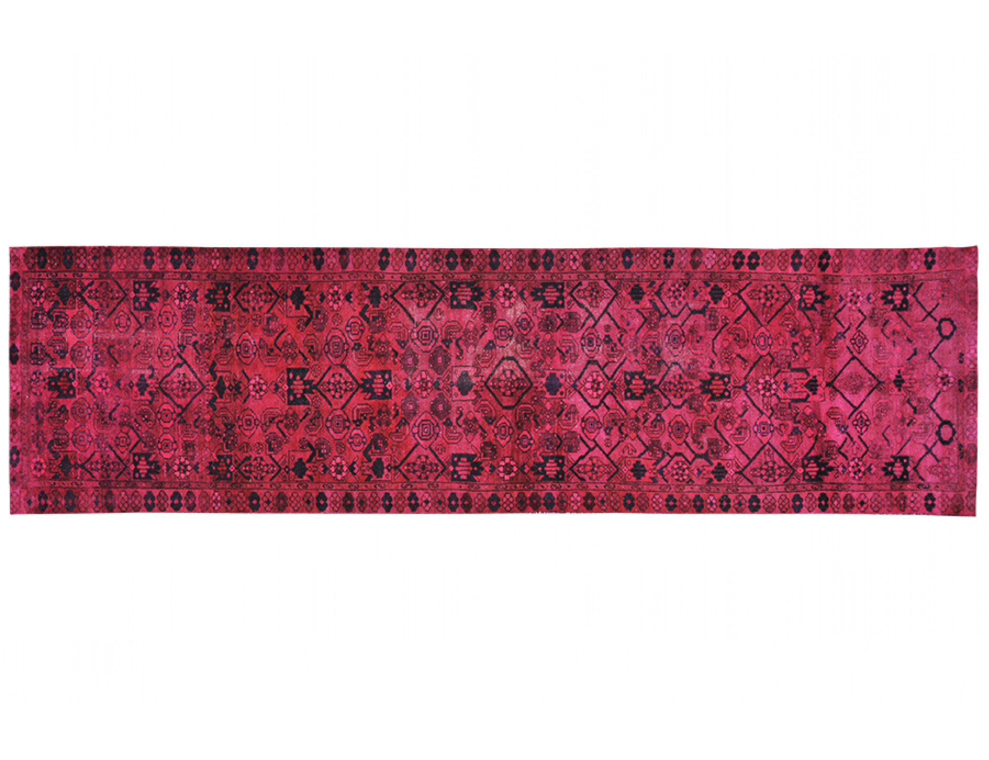 VintageTapijt  rood <br/>363 x 97 cm