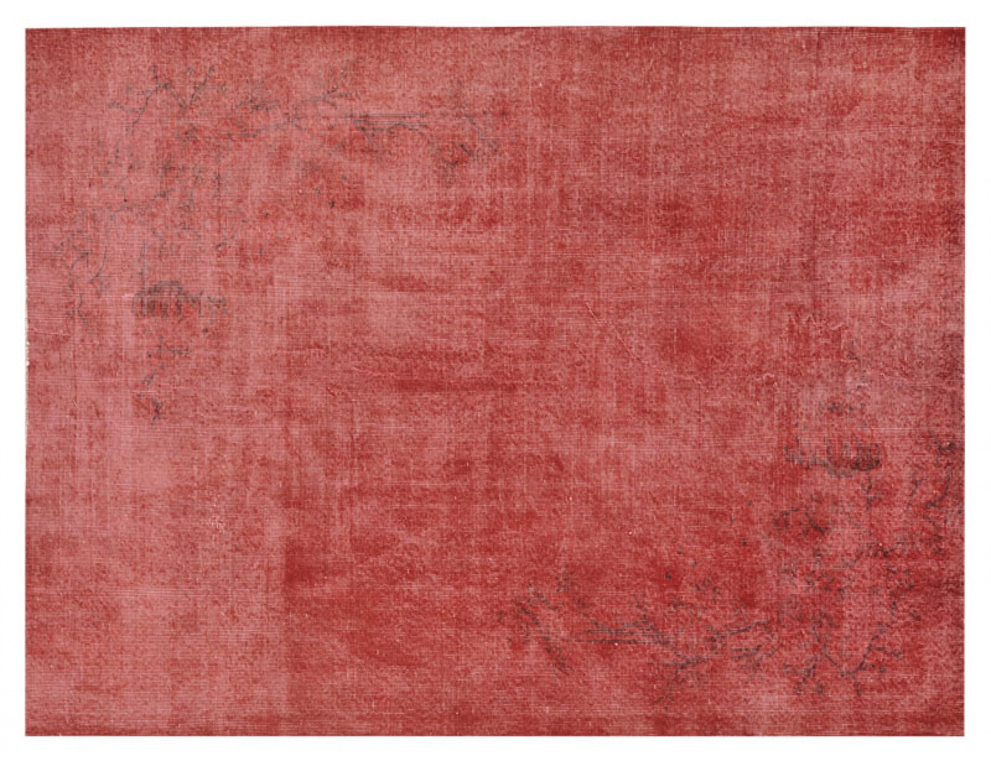 Vintage Teppe  rød <br/>256 x 175 cm