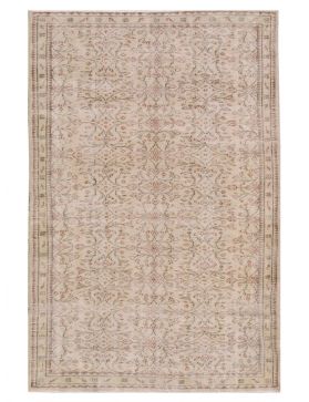 Alfombra vintage 257 X 145 marron