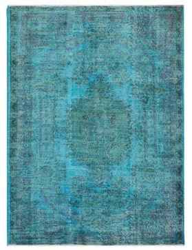 Alfombra vintage 261 X 180 azul