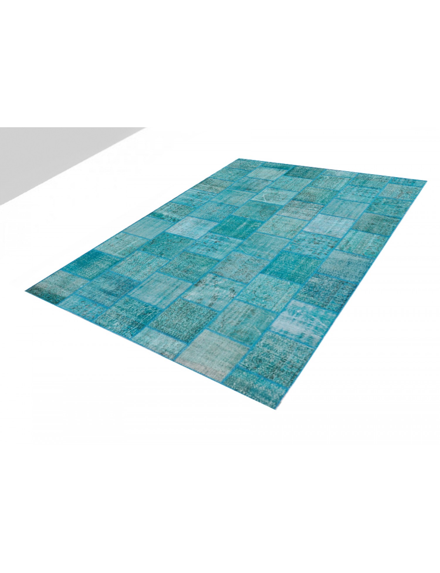 Tappeto Patchwork  blu <br/>352 x 259 cm