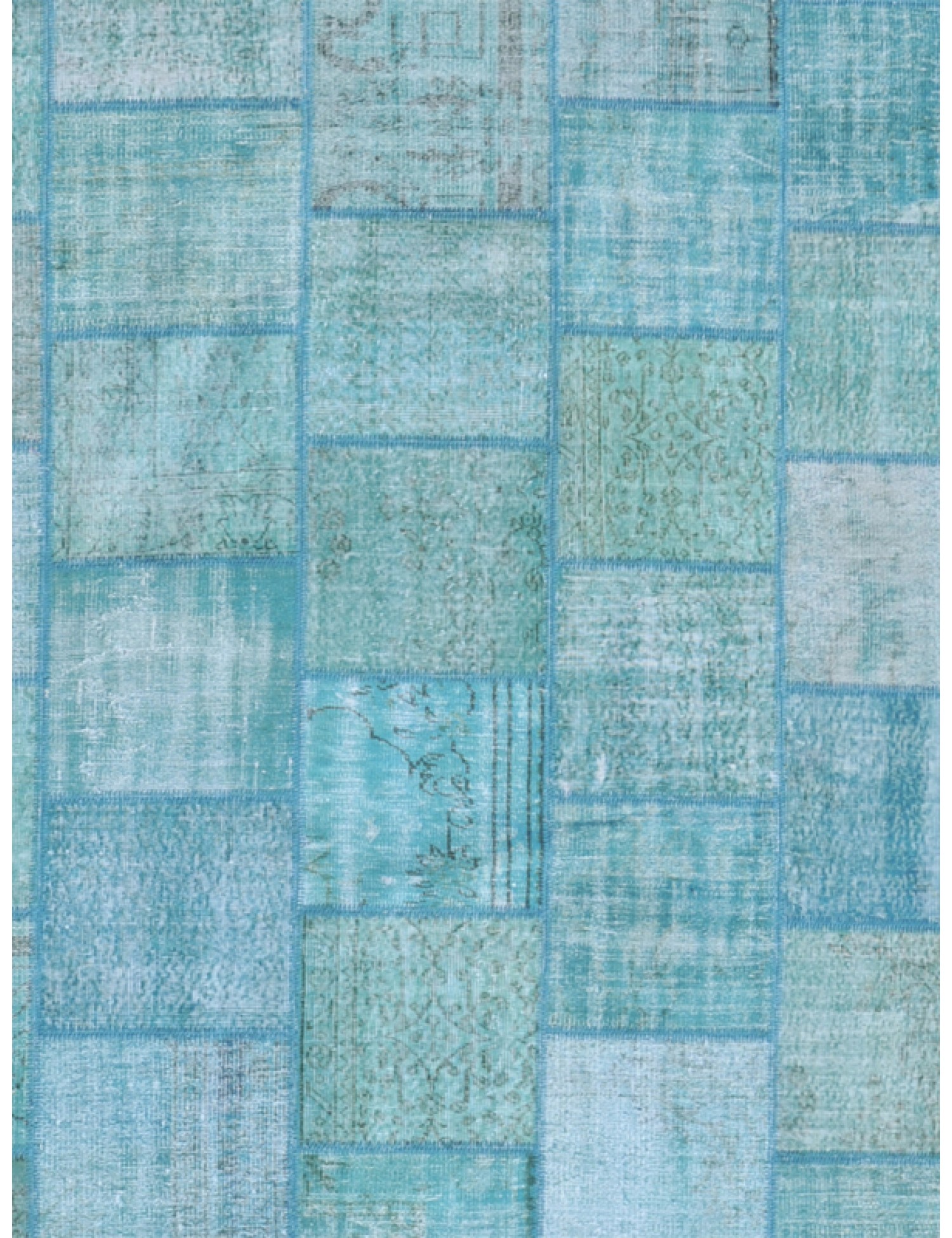 Tappeto Patchwork  blu <br/>352 x 255 cm