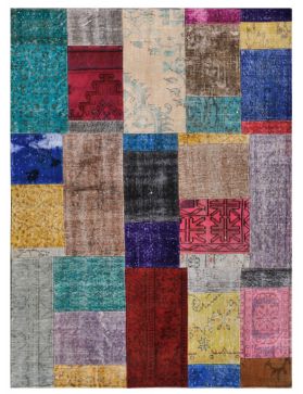 Patchwork Carpet 201 X 150 multicolor 