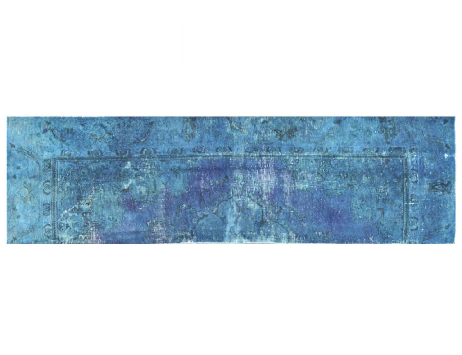 Tappeto Vintage  blu <br/>243 x 66 cm