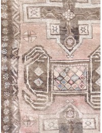 Marrone Persiano Tappeto Vintage 313 x 114 cm - view 1