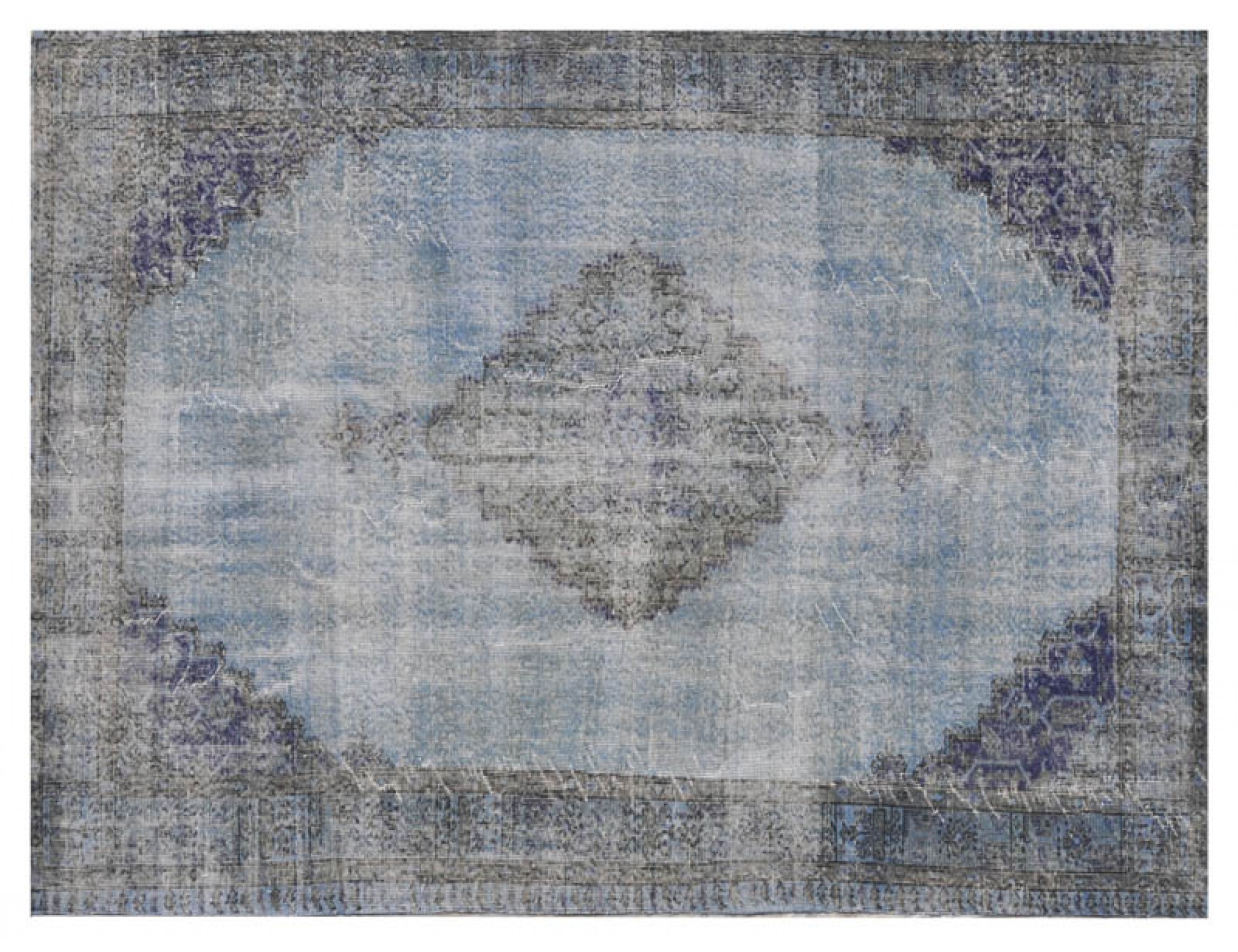Tappeto Vintage  blu <br/>267 x 169 cm
