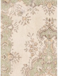 Beige Turkey Vintage Carpet 208 x 116 cm - view 1