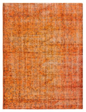 Alfombra vintage  254 X 162 naranja