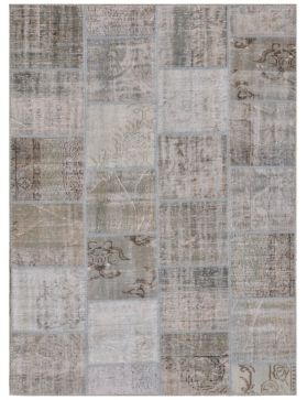 Patchwork Carpet 238 X 170 grey