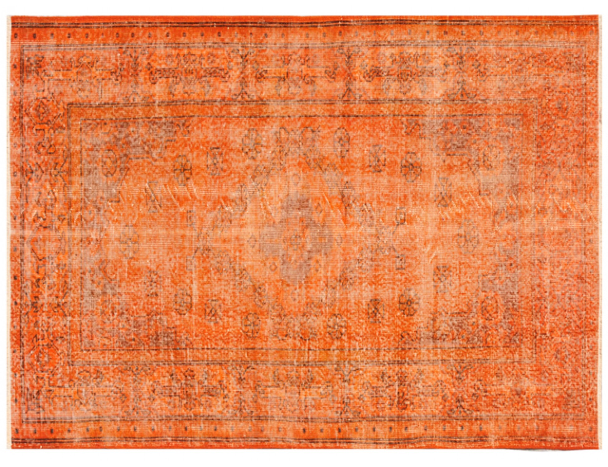 Vintage Teppich  orange <br/>225 x 134 cm