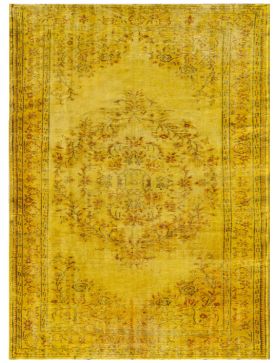 Alfombra vintage 287 X 183 amarillo