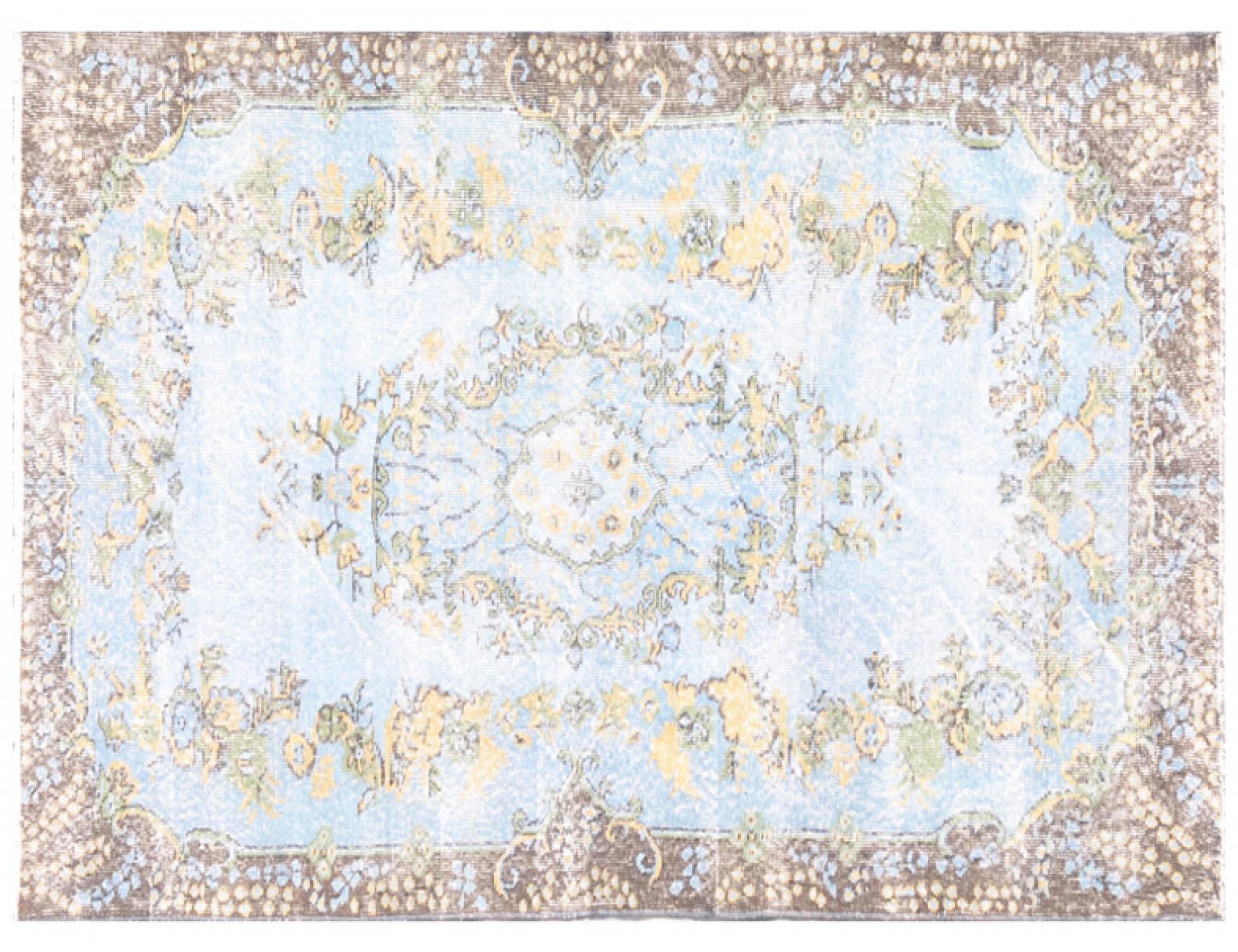 Tappeto Vintage  blu <br/>217 x 113 cm