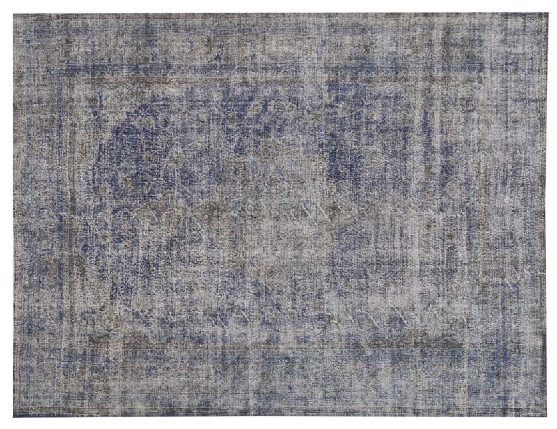 Alfombra vintage  azul <br/>350 x 243 cm