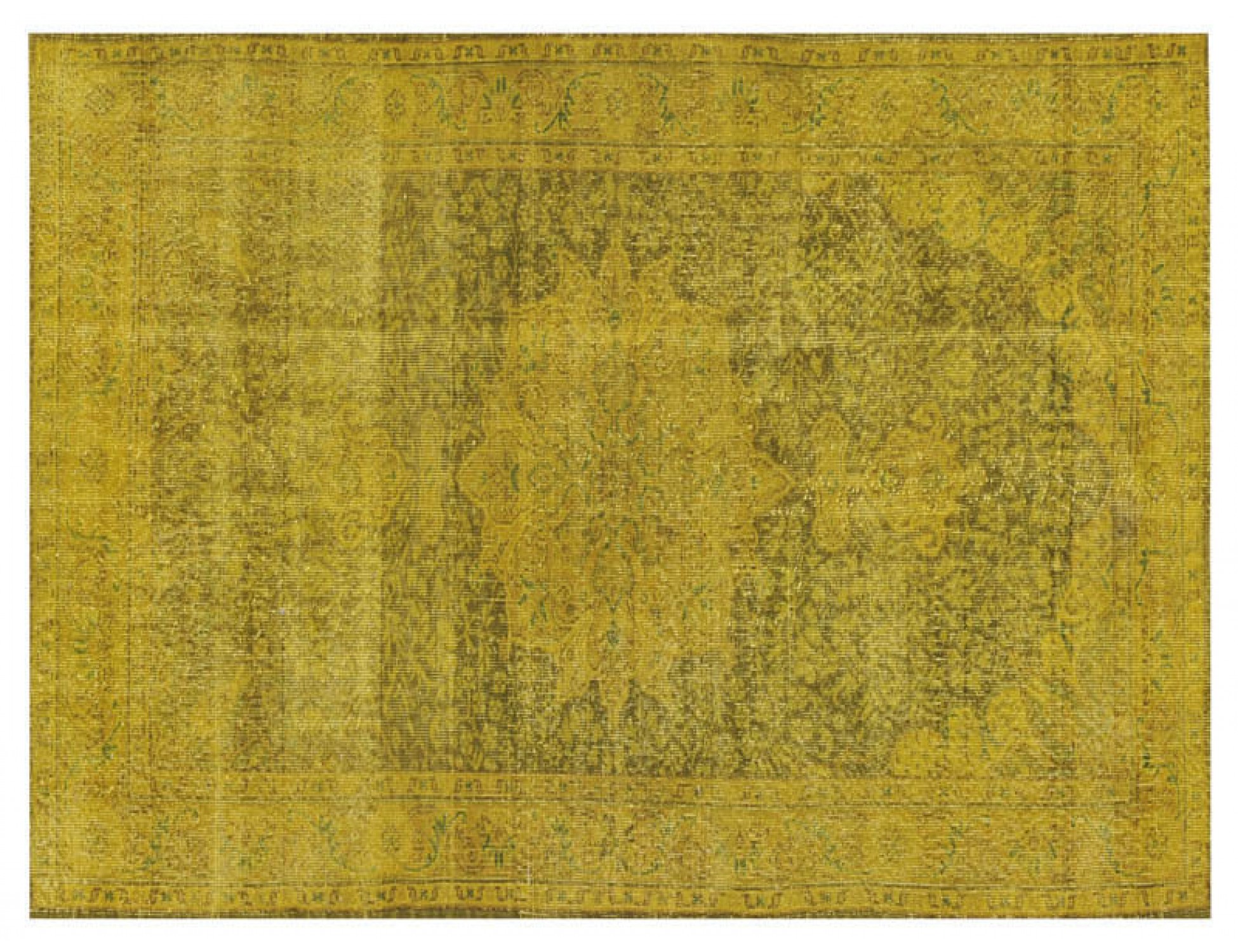 Tappeto Vintage  giallo <br/>223 x 128 cm