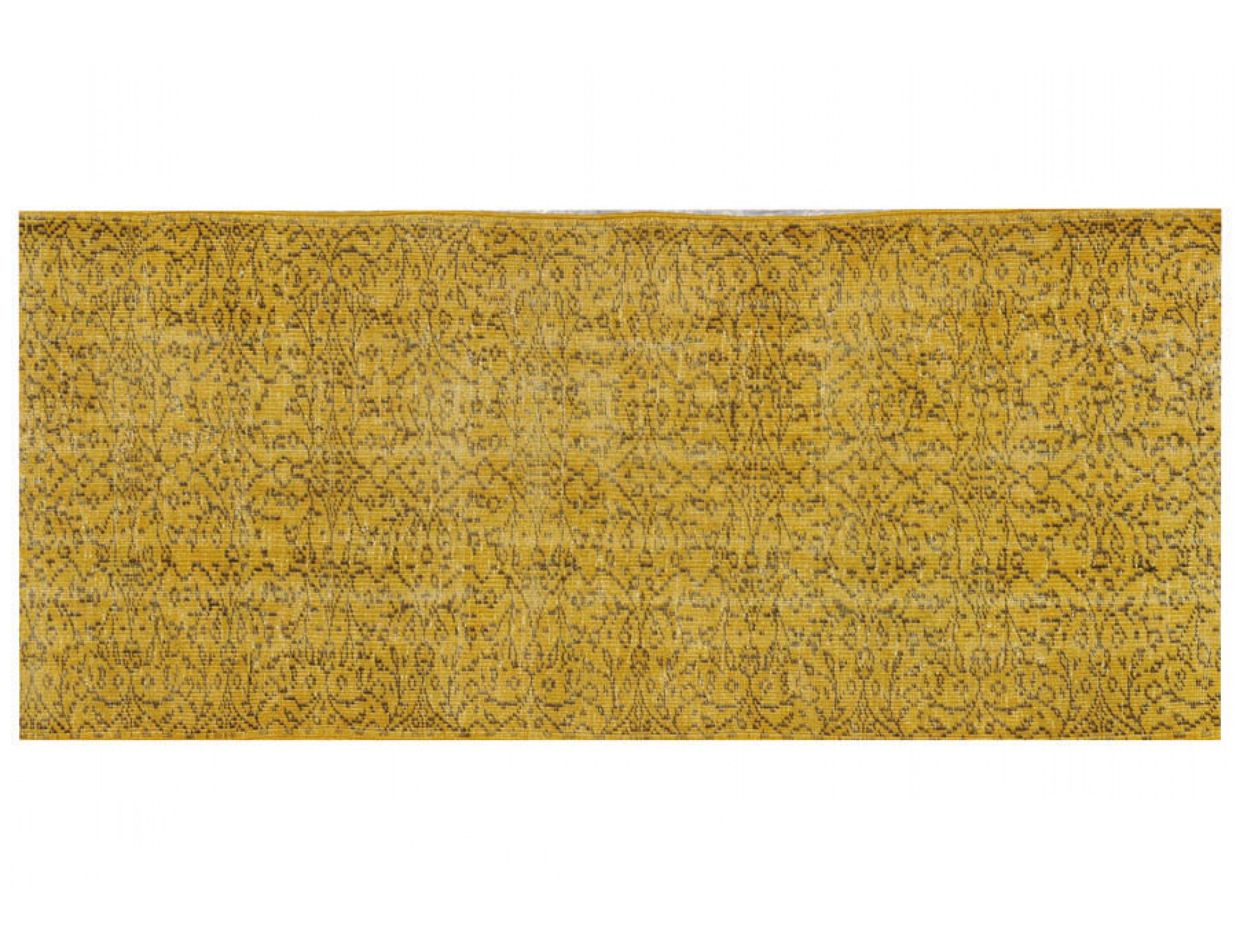 Alfombra vintage  amarillo <br/>193 x 87 cm