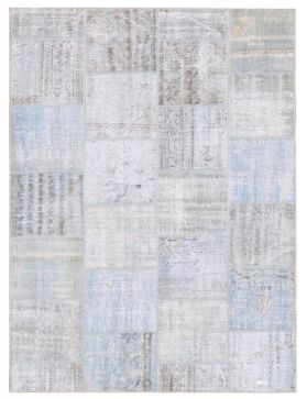 Patchwork Carpet 239 X 169 blue