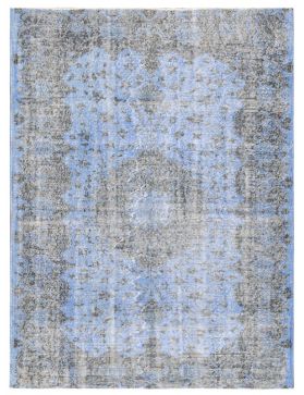  Vintage Tapis 255 X 168 bleu