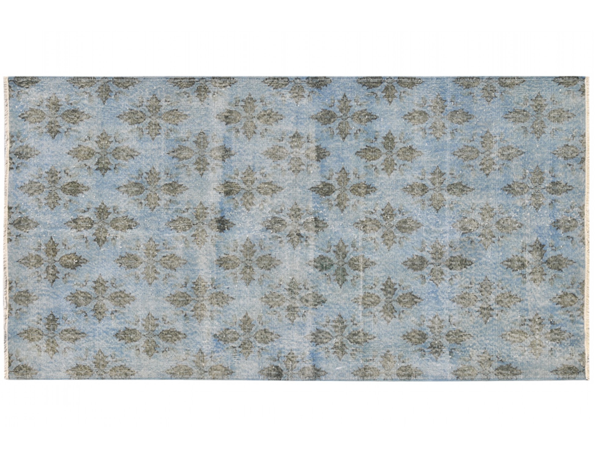 Alfombra vintage  azul <br/>203 x 118 cm