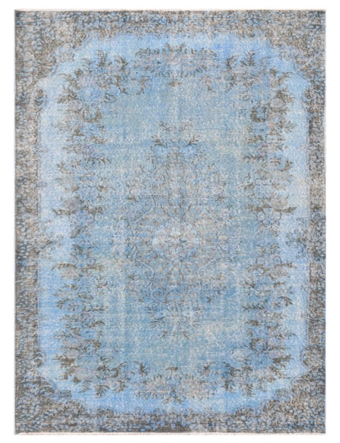 Blau Türkei Vintage Teppich 280 x 172 cm