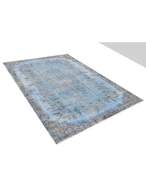 Blau Türkei Vintage Teppich  280 x 172 cm